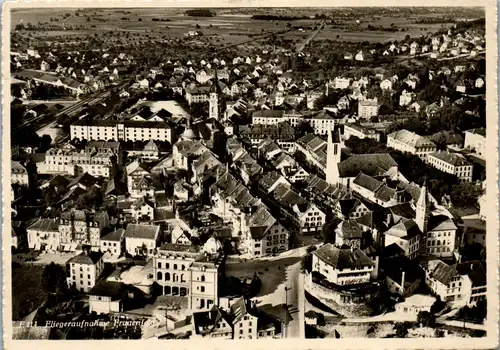 45599 - Schweiz - Frauenfeld , Panorama , Fliegeraufnahme - gelaufen 1949