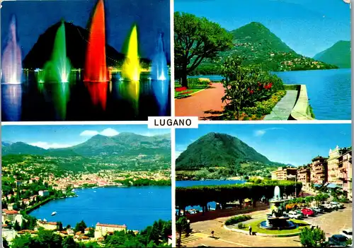 45616 - Schweiz - Lugano , Mehrbildkarte - gelaufen 1970