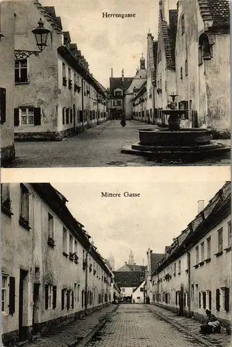 45626 - Deutschland - Augsburg , Herrengasse , Mittere Gasse , Mittlere - nicht gelaufen 1914