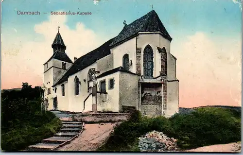 45649 - Frankreich - Dambach , Sebastianus Kapelle , Feldpost - gelaufen
