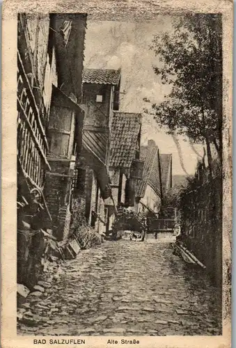 45650 - Deutschland - Bad Salzulfen , Alte Straße - gelaufen 1917