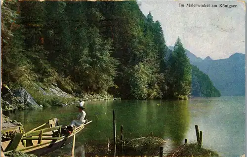 45655 - Deutschland - Königssee , Im Malerwinkel - gelaufen 1927