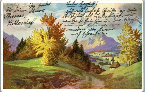 45663 - Motiv - Berge , Landschaft - gelaufen 1930