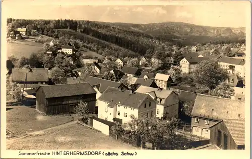 45683 - Deutschland - Hinterhermsdorf , Panorama , Sächsische Schweiz - nicht gelaufen