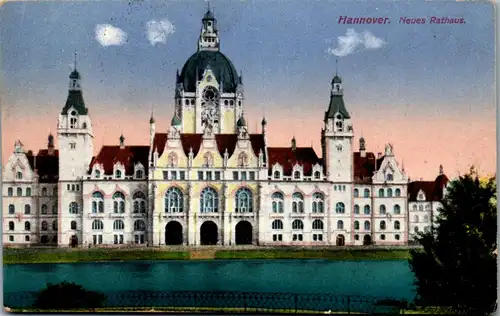 45689 - Deutschland - Hannover , Neues Rathaus - gelaufen 1925