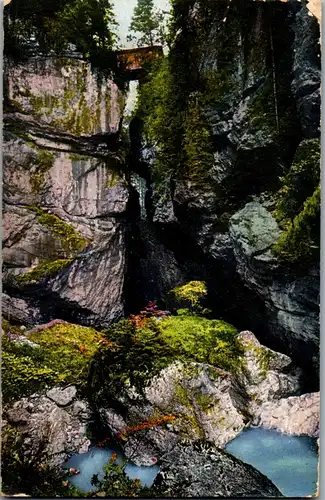 45692 - Vorarlberg - Dornbirn , Rappenlochschlucht ,  - gelaufen 1926