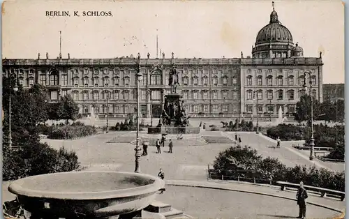 45713 - Deutschland - Berlin , Königliches Schloss - gelaufen 1907