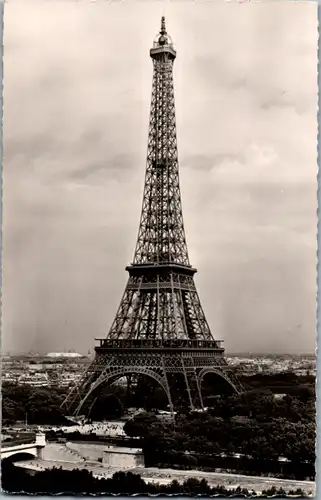 45744 - Frankreich - Paris , La Tour Eiffel , Eiffelturm - gelaufen