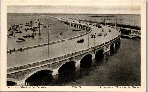 45759 - Italien - Venedig , Venezia , Il nuovo Ponte sulla Laguna  - nicht gelaufen