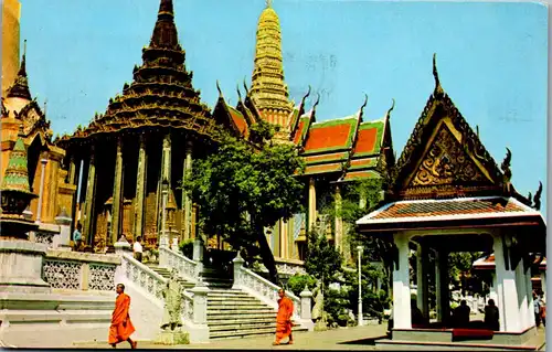 45760 - Thailand - Bangkok , Wat Phra Keo - gelaufen 1977