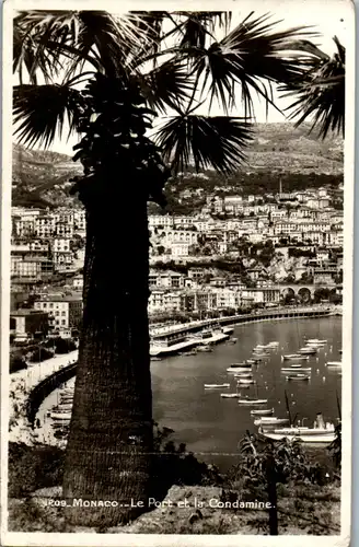 45773 - Monaco - Monte Carlo , Le Port et la Condamine - gelaufen 1938