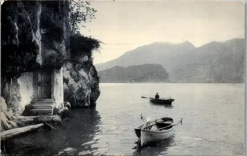 45801 - Italien - Gardasee , Motiv an der Ponaleschlucht - gelaufen 1906