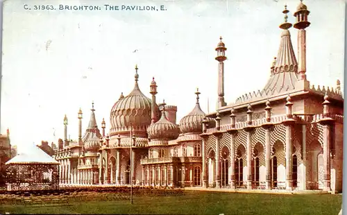 45829 - Großbritannien - Brighton , The Pavilion - gelaufen