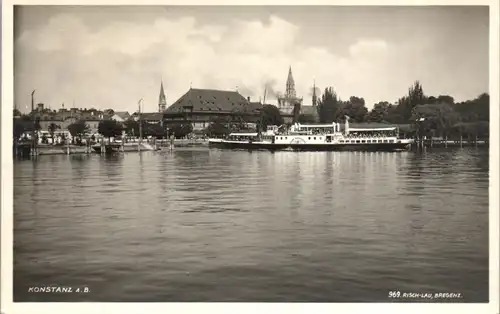 45842 - Deutschland - Konstanz a. B. , Dampfer Stadt Meersburg - nicht gelaufen