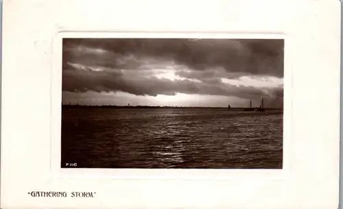 45847 - Schottland - Kirkcaldy , Gathering Storm - gelaufen 1907