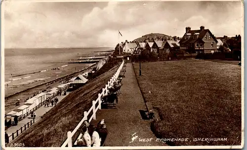 45856 - Großbritannien - Sheringham , West Promenade - gelaufen 1946