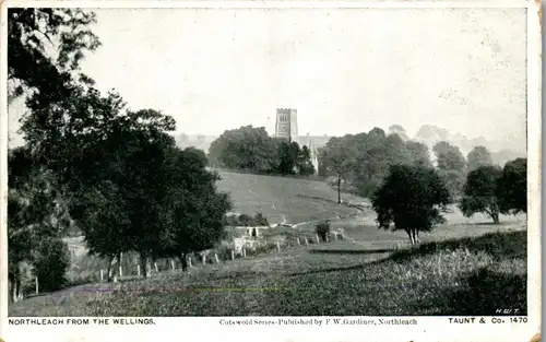 45858 - Großbritannien - Northleach , from the Wellings - gelaufen 1906