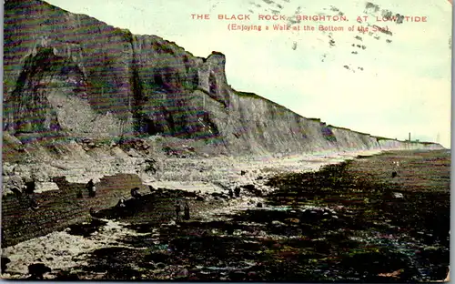 45864 - Großbritannien - Brighton , The Black Rock at low tide - gelaufen 1923
