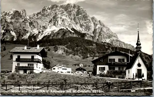 45874 - Italien - Cortina D'Ampezzo , Dolomitenstraße , Monte Cristallo - gelaufen 1964