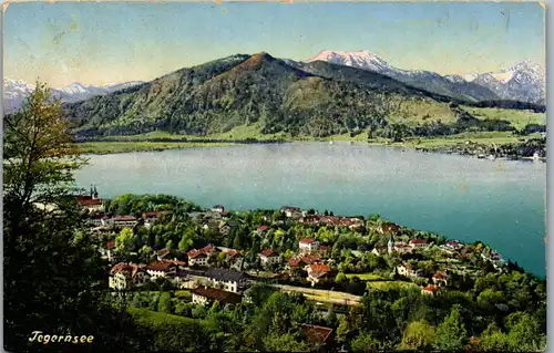 45891 - Deutschland - Bayern , Tegernsee , Panorama - gelaufen 1919