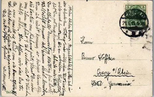 45910 - Deutschland - Köln am Rhein , Heinzelmännchen Brunnen - gelaufen 1915