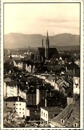 45928 - Oberösterreich - Steyr , Panorama - gelaufen 1938