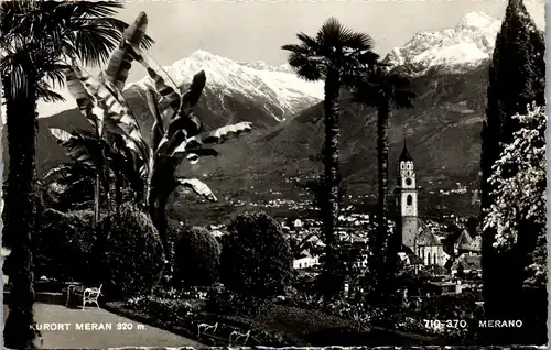 45929 - Italien - Meran , Panorama - gelaufen 1953