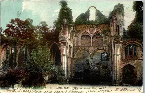 45939 - Großbritannien - Southampton , Netley Abbey - gelaufen 1910