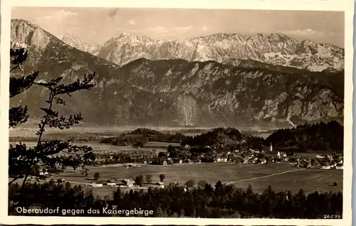 45943 - Deutschland - Oberaudorf , gegen das Kaisergebirge - gelaufen 1940