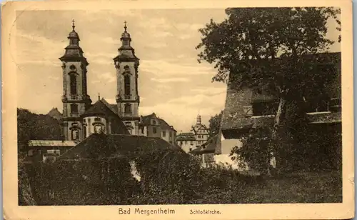 45944 - Deutschland - Bad Mergentheim , Schloßkirche - gelaufen 1923
