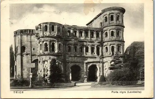45949 - Deutschland - Trier , Porta Nigra , Landseite - gelaufen 1933