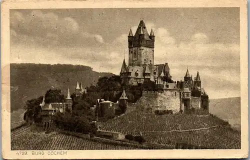 45961 - Deutschland - Cochem , Burg Cochem - gelaufen 1920
