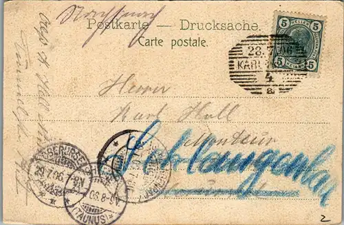 45975 - Tschechien - Karlsbad , Mühlbrunnenkolonnade - gelaufen 1906