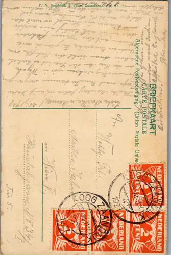 45979 - Niederlande - Zaandam , Het Ventje - gelaufen 1927