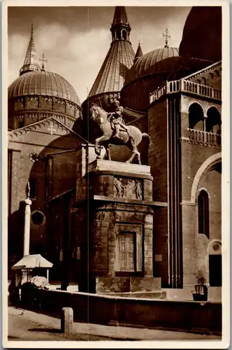 45986 - Italien - Padova , Padua , Monumento al Gattemelata e fianco della Basilica del Santo - nicht gelaufen
