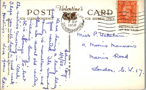 46002 - Großbritannien - Conwy , Conway Castle and Bridge - gelaufen 1950