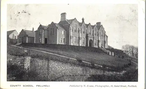 46018 - Wales - Pwllheli , County School - gelaufen 1903