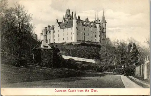 46029 - Schottland - Golspie , Dunrobin Castle from the West - gelaufen 1907