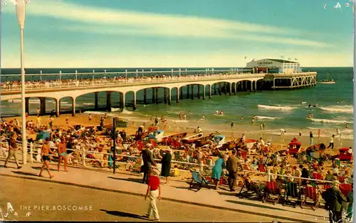 46040 - Großbritannien - Boscombe , Bournemouth , The Pier - gelaufen 1968