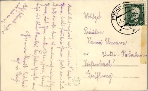 46047 - Tschechien - Praha , Prag , Most Palackeho - gelaufen 1931
