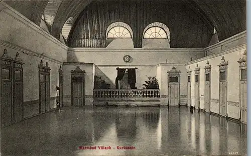 46051 - Kärnten - Villach Warmbad , Kurbassin - gelaufen 1913