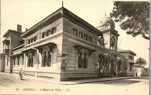 46052 - Algerien - Biskra , L'Hotel de Ville - nicht gelaufen