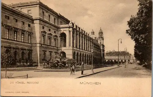 46070 - Deutschland - München , Die Königliche Residenz - nicht gelaufen