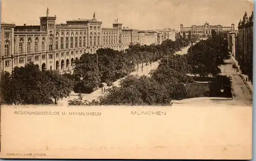 46071 - Deutschland - München , Regierungsgebäude u. Maximilianeum - nicht gelaufen