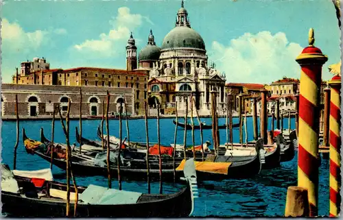 46080 - Italien - Venedig , Venezia , Basilica della Salute - nicht gelaufen
