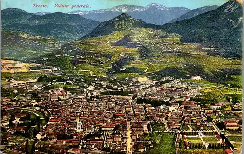 46106 - Italien - Trento , Veduta generale - gelaufen