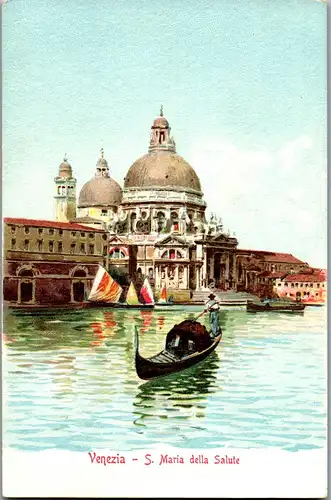46107 - Italien - Venedig , Venezia , S. Maria della Salute - nicht gelaufen