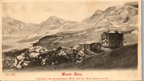 46109 - Schweiz - Monte Rosa , Mont Blanc Gebiert , keine AK , no AK