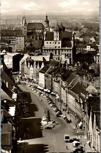 46124 - Deutschland - Augsburg , Blick von St. Ulrich - gelaufen 1957