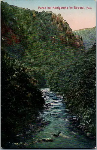 46132 - Deutschland - Königsruhe , Partie bei Königsruhe im Bodetal , Harz - nicht gelaufen